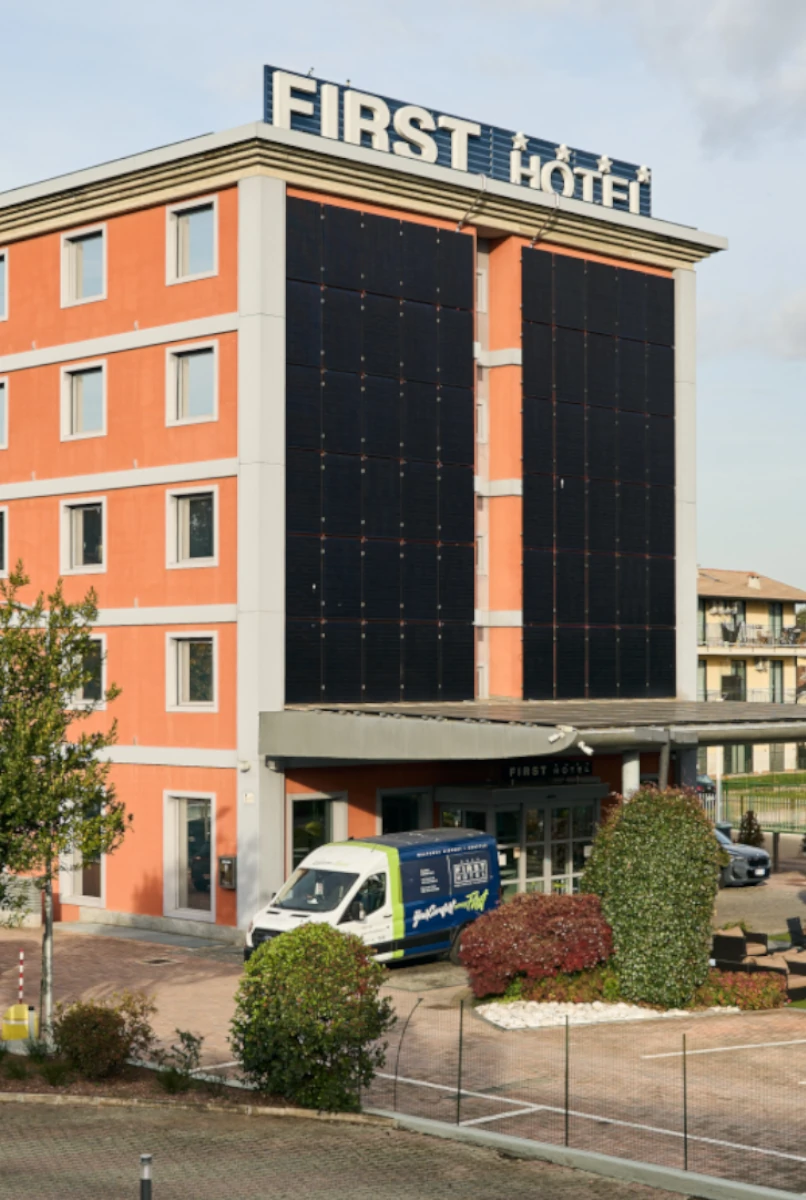 facciata esterna First Hotel Malpensa